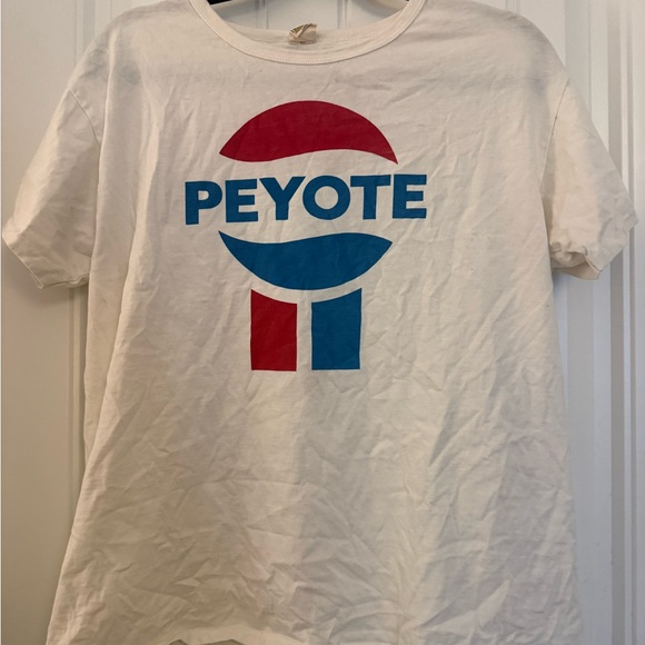 Filth Mart White Peyote Graphic T-Shirt - Picture 2 of 2